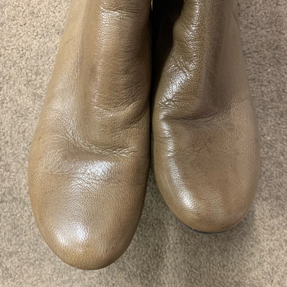 Crown Vintage taupe leather boots sz 8 - Picture 6 of 8